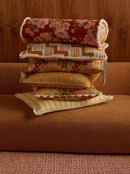 Rosemary Tan Linen Cushion