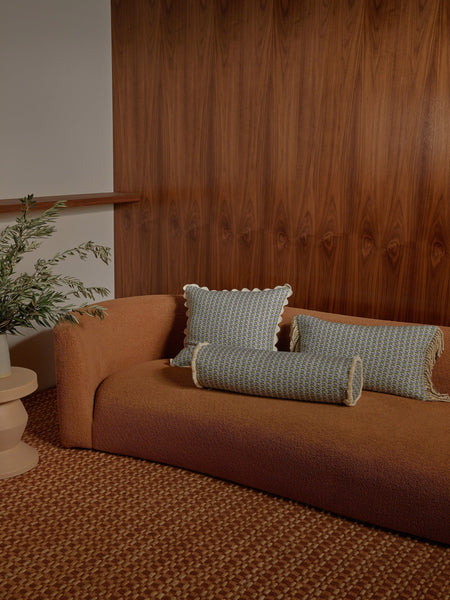 Petit Madeline Blue Linen Cushion