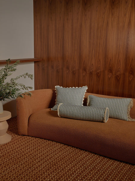 Petit Madeline Blue Linen Cushion