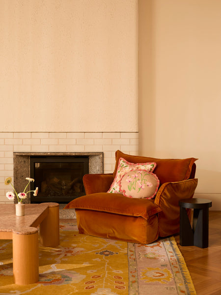 Prairie Pink Linen Cushion