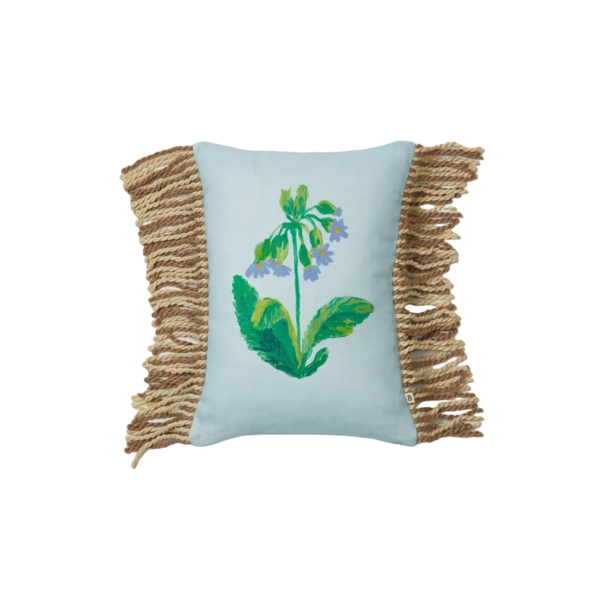 Lea Blue Linen Cushion