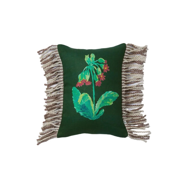 Lea Olive Linen Cushion