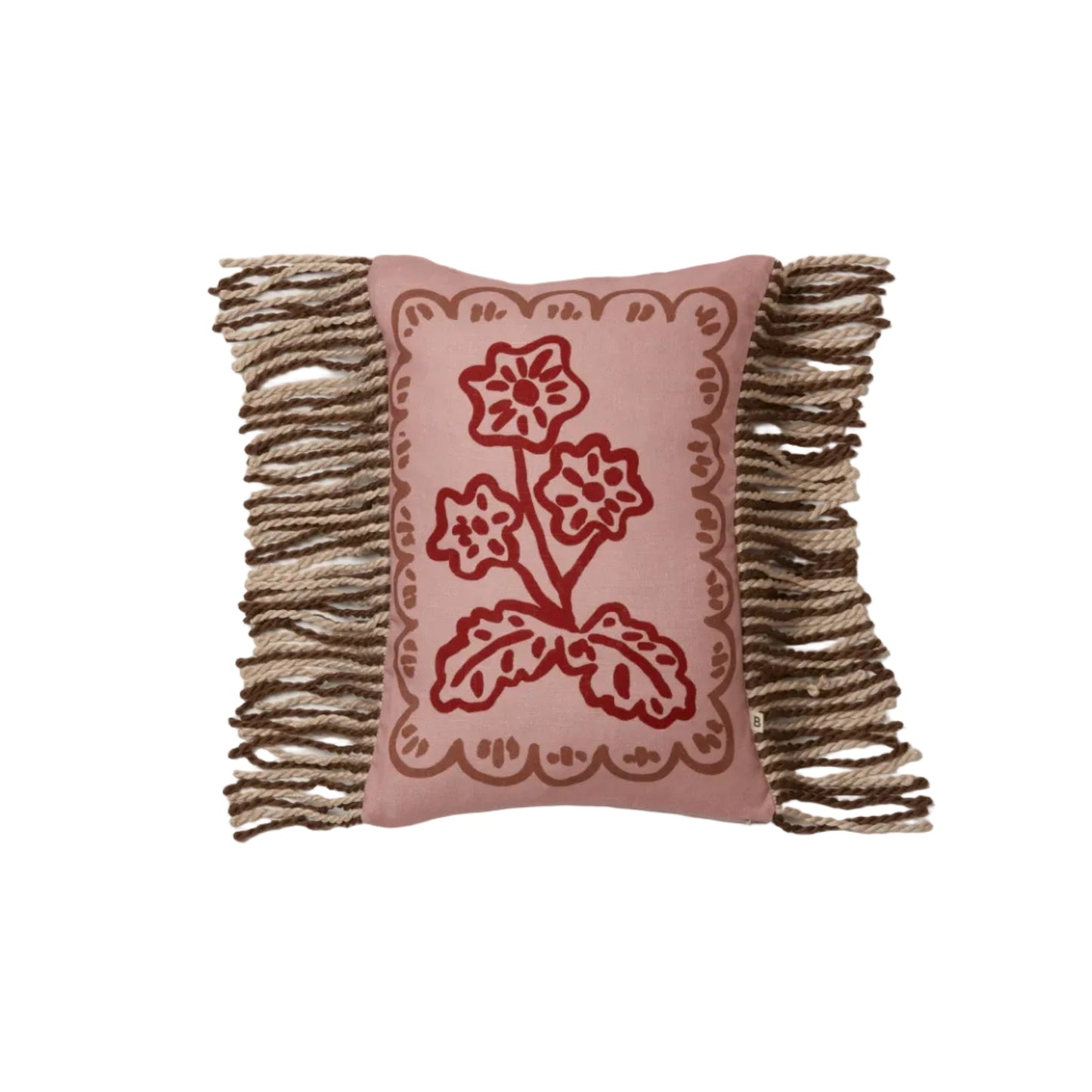 Martine Mini Buff Linen Cushion