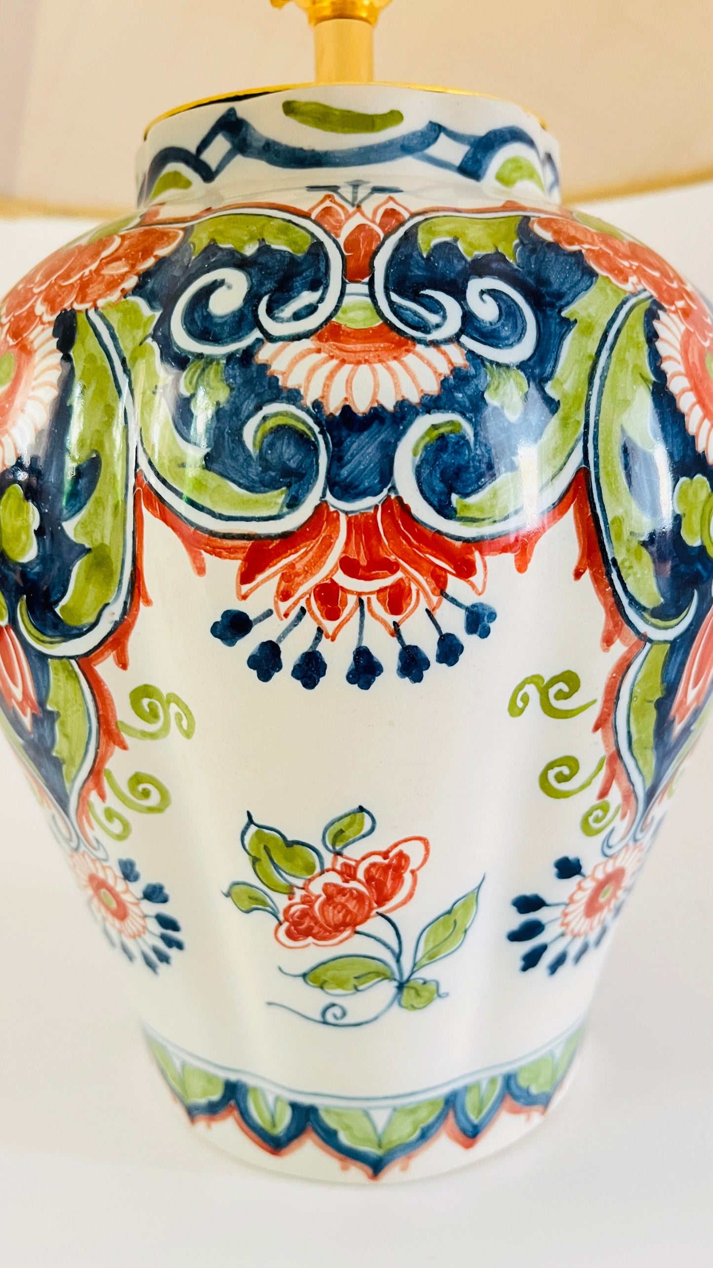 Antique Makkum Lamp