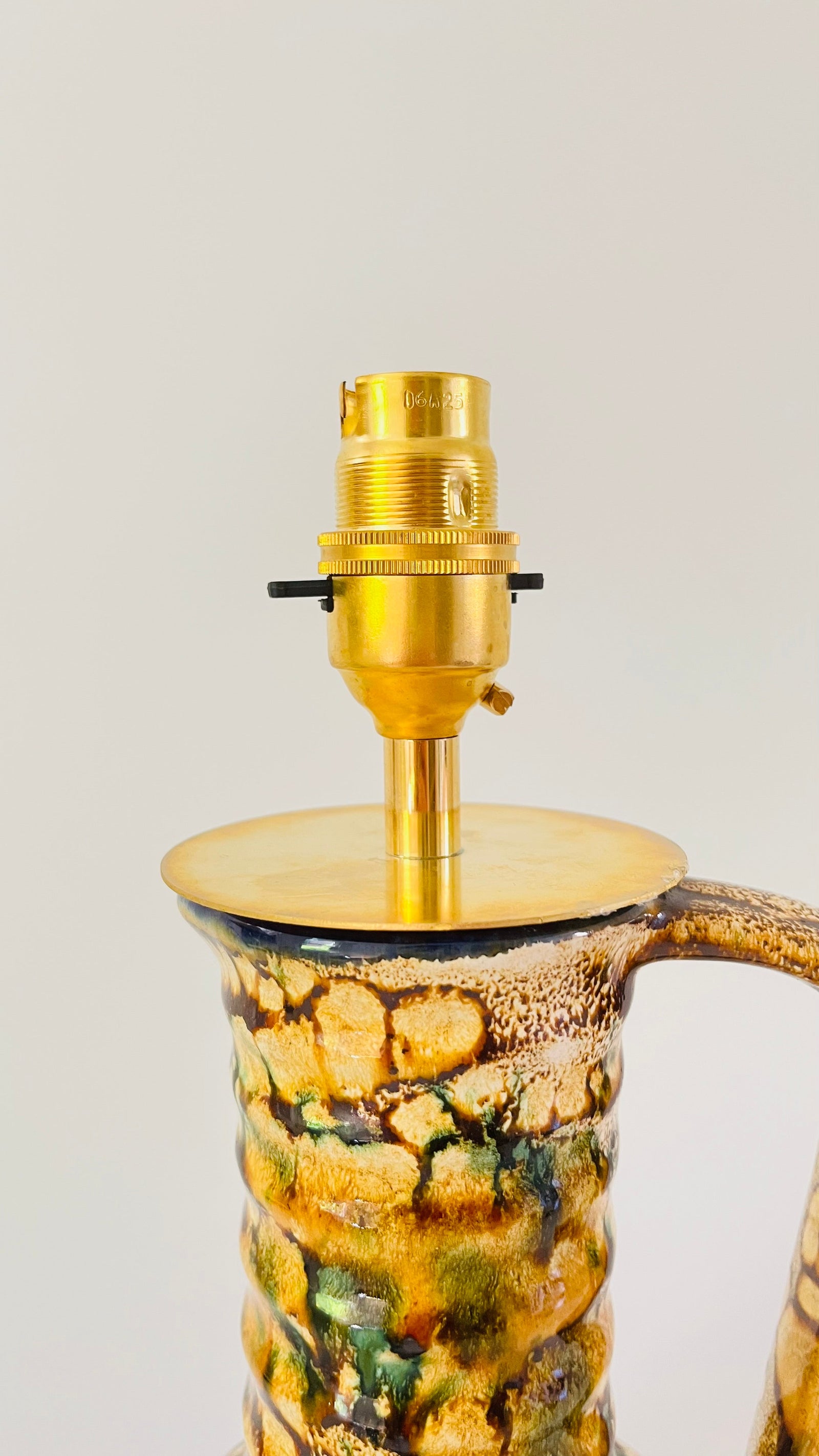 Studio Pottery Jug Lamp