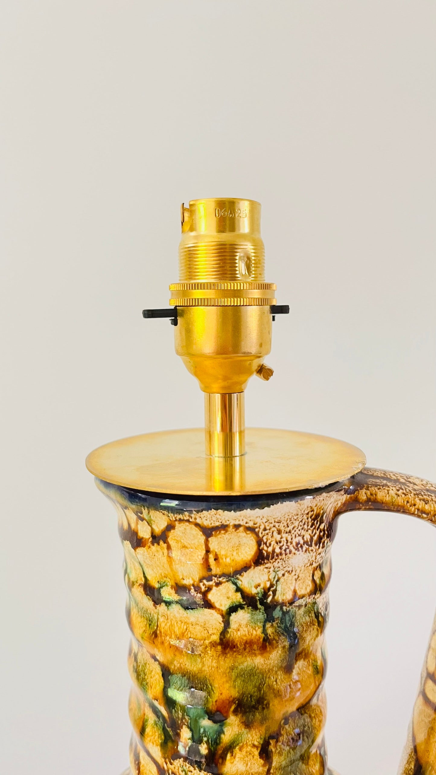 Studio Pottery Jug Lamp