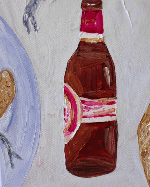 A Little Table in the Shade I Painting