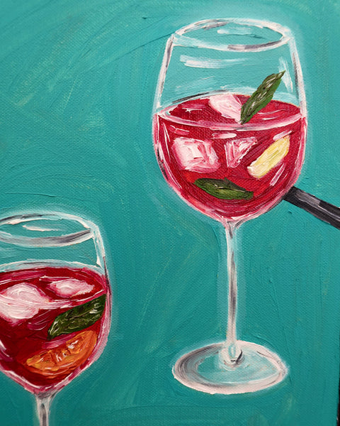 Refreshment in the Sun Painting