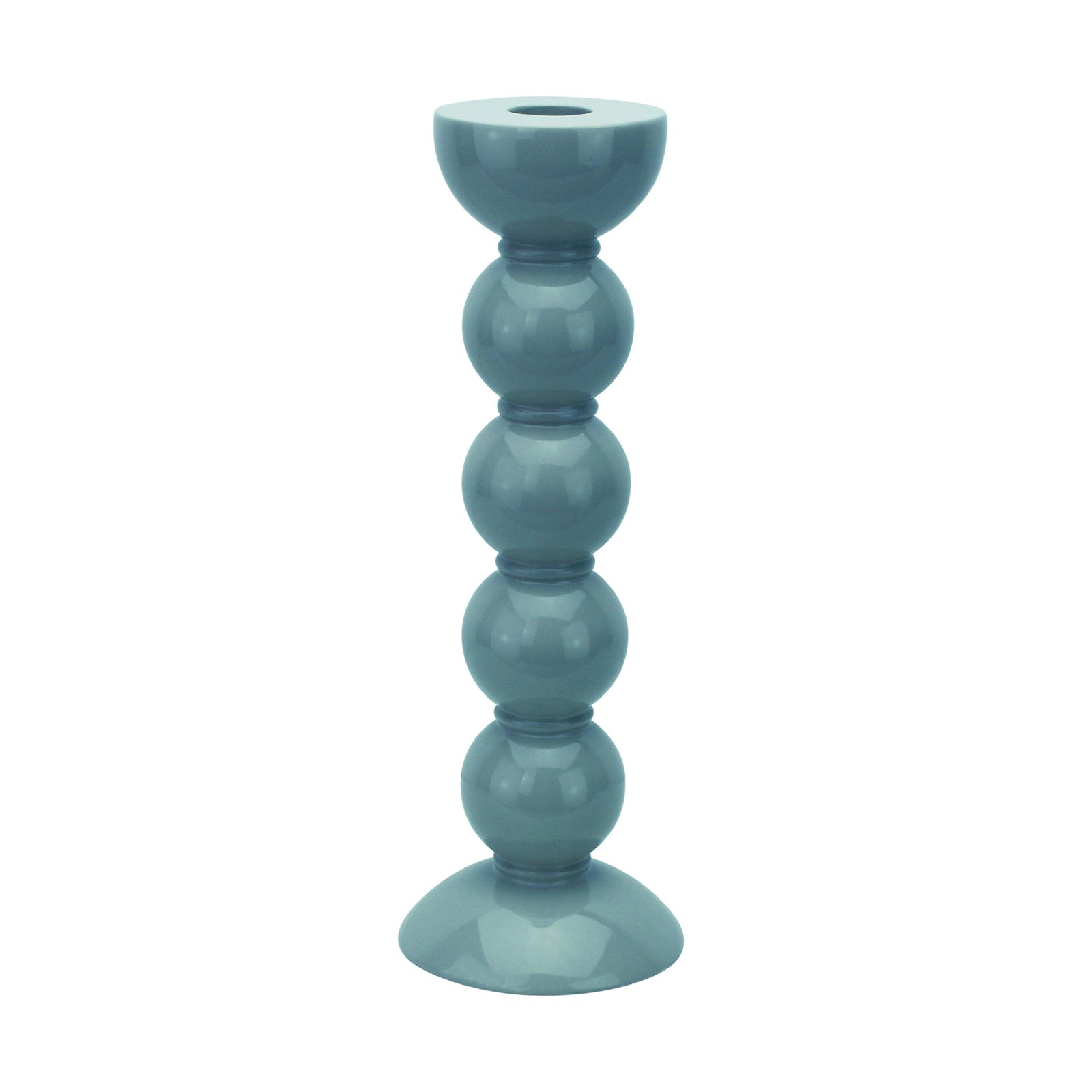 Chambray Bobbin Candlestick, tall size - 24cm - Addison Ross Ltd UK