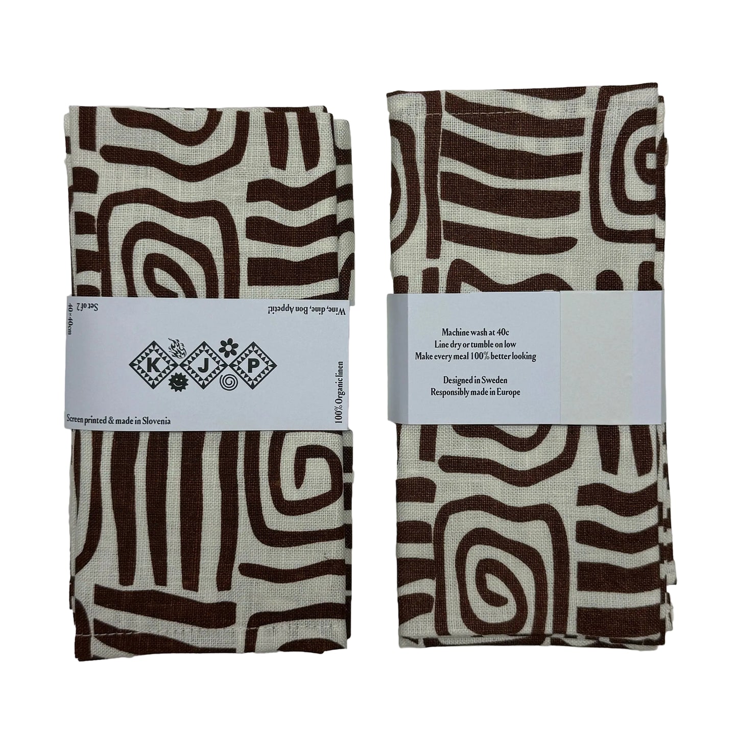 Napkin - Athena / Cacao (Set of 2)
