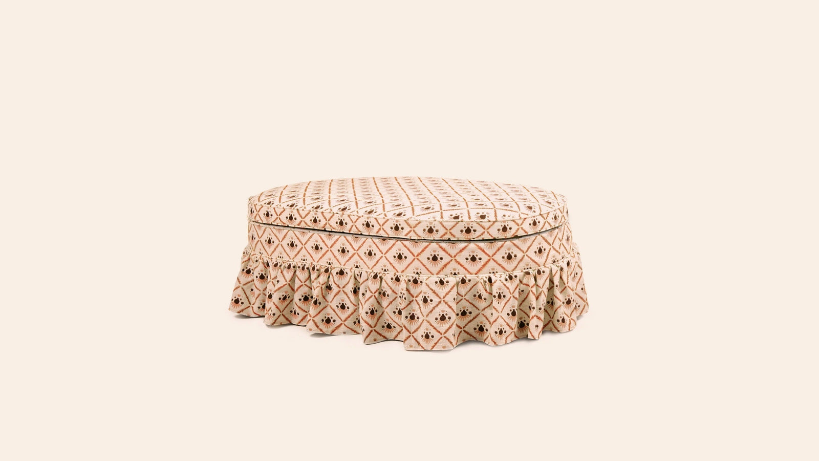 Carlotta Ottoman, Dusky Pink