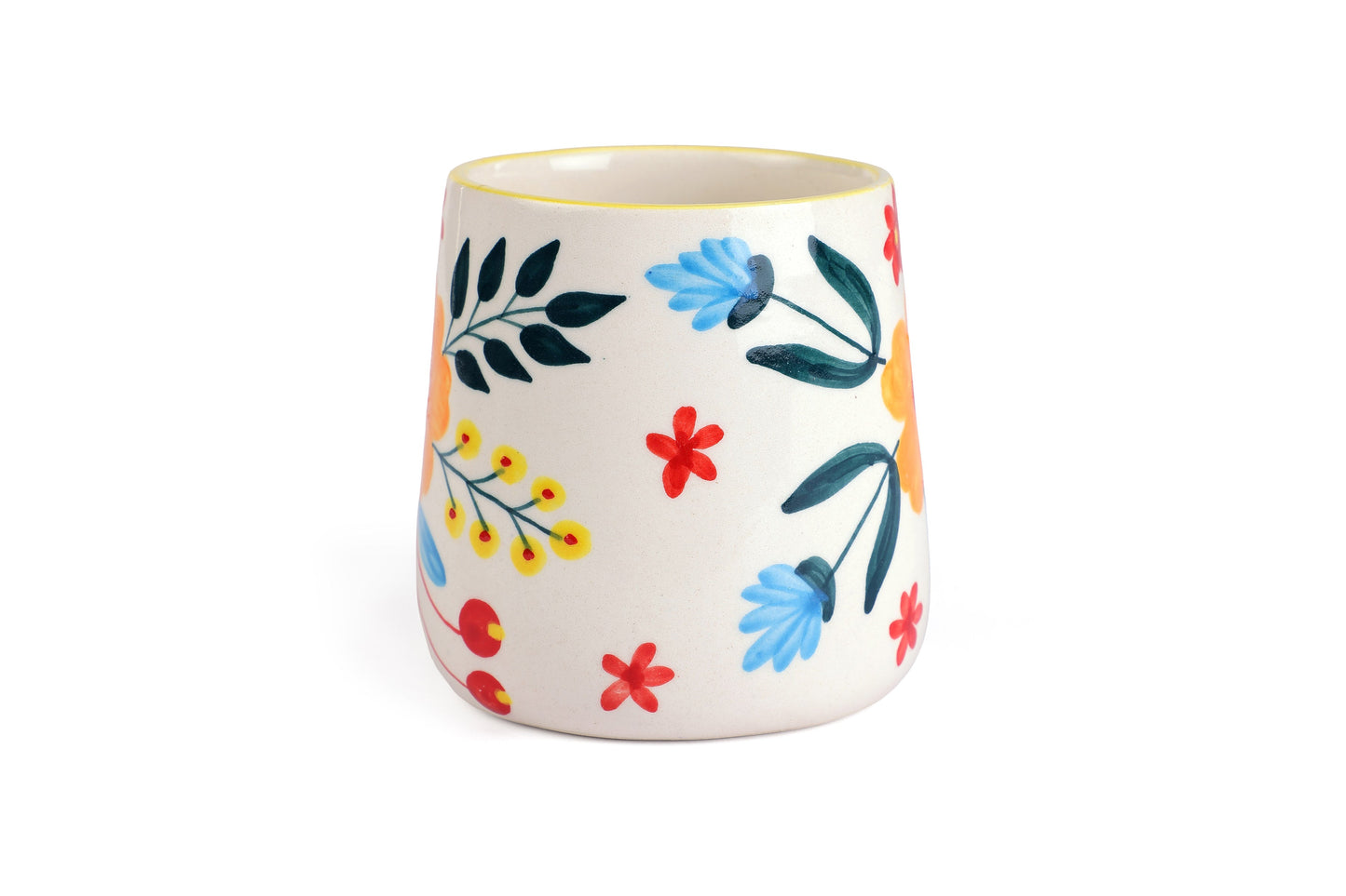 Floral Extravaganza Coffee Mug- Multi (Set of 4)