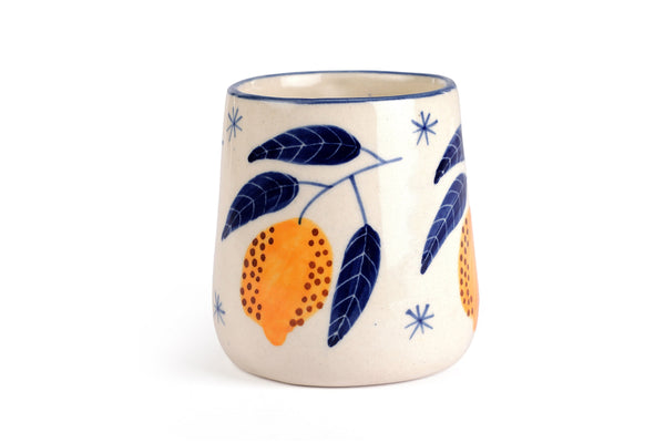 Lemon Coffee Mug- Yellow (set of 2)
