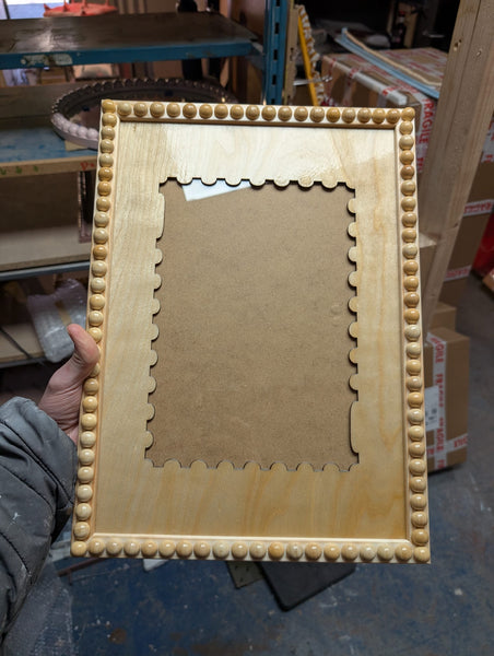 Natural Wood Bobbin Frame