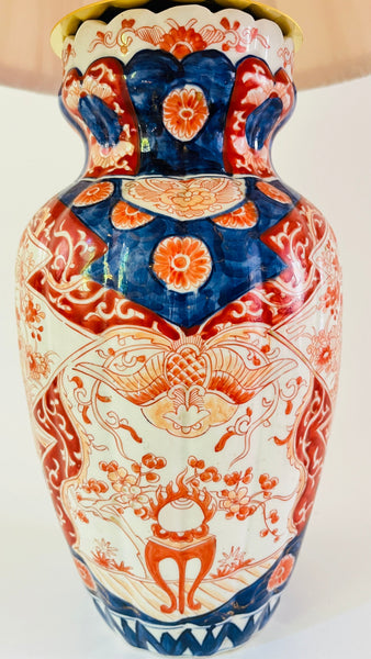 Antique Japanese Imari Lamp