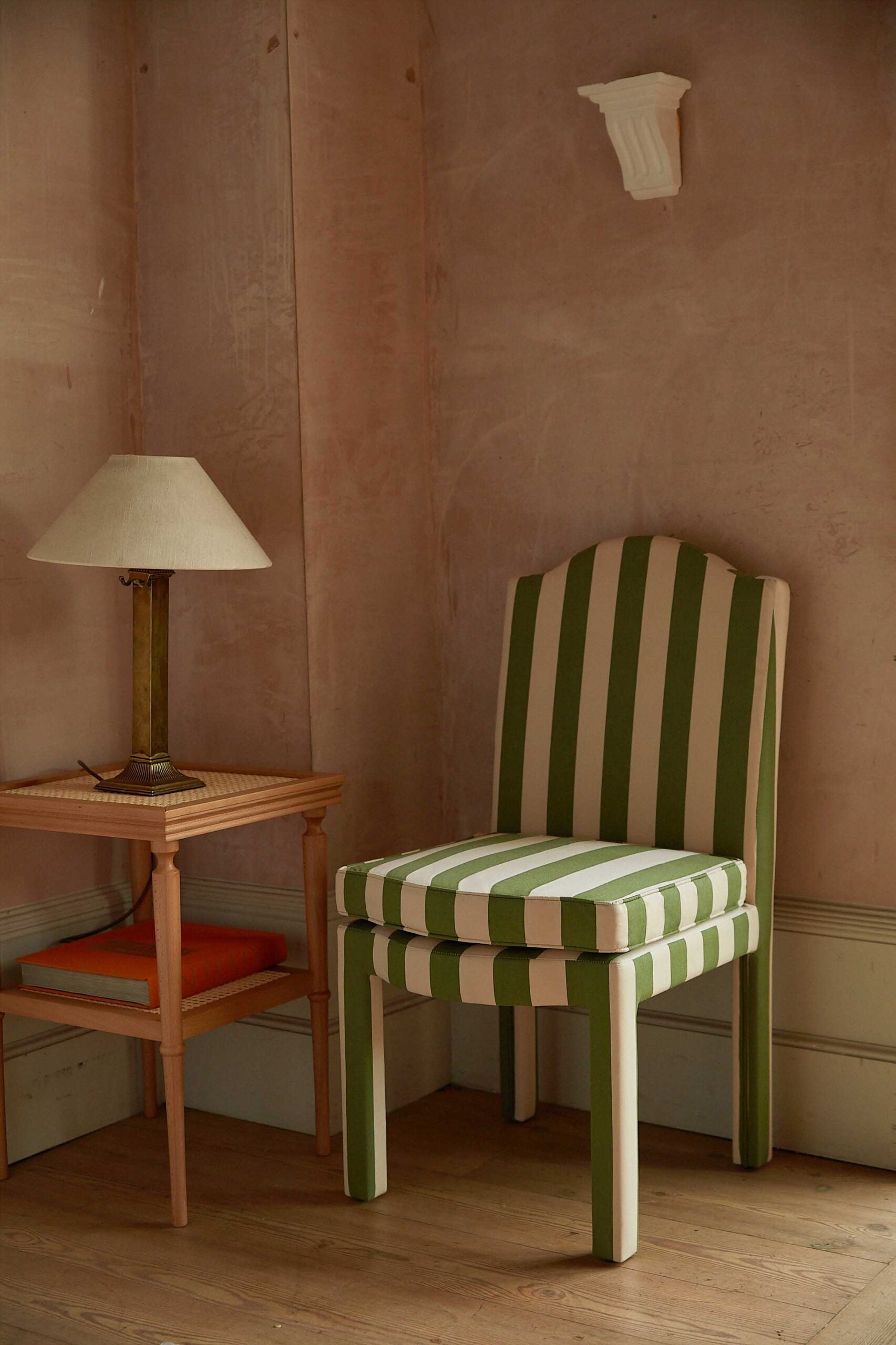 Pair of Leo Dining Chairs, Citron