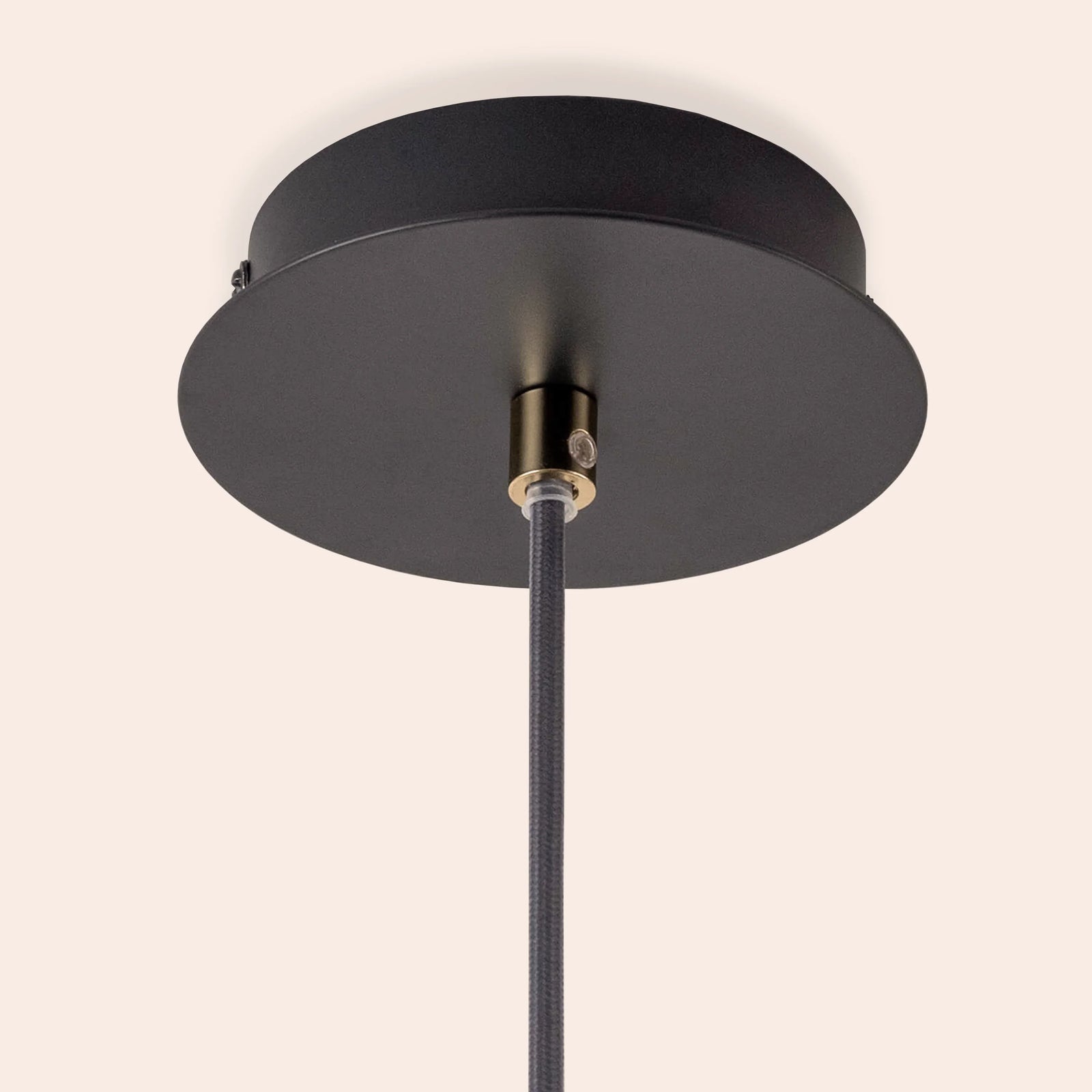 Charcoal grey cone pendent ceiling light