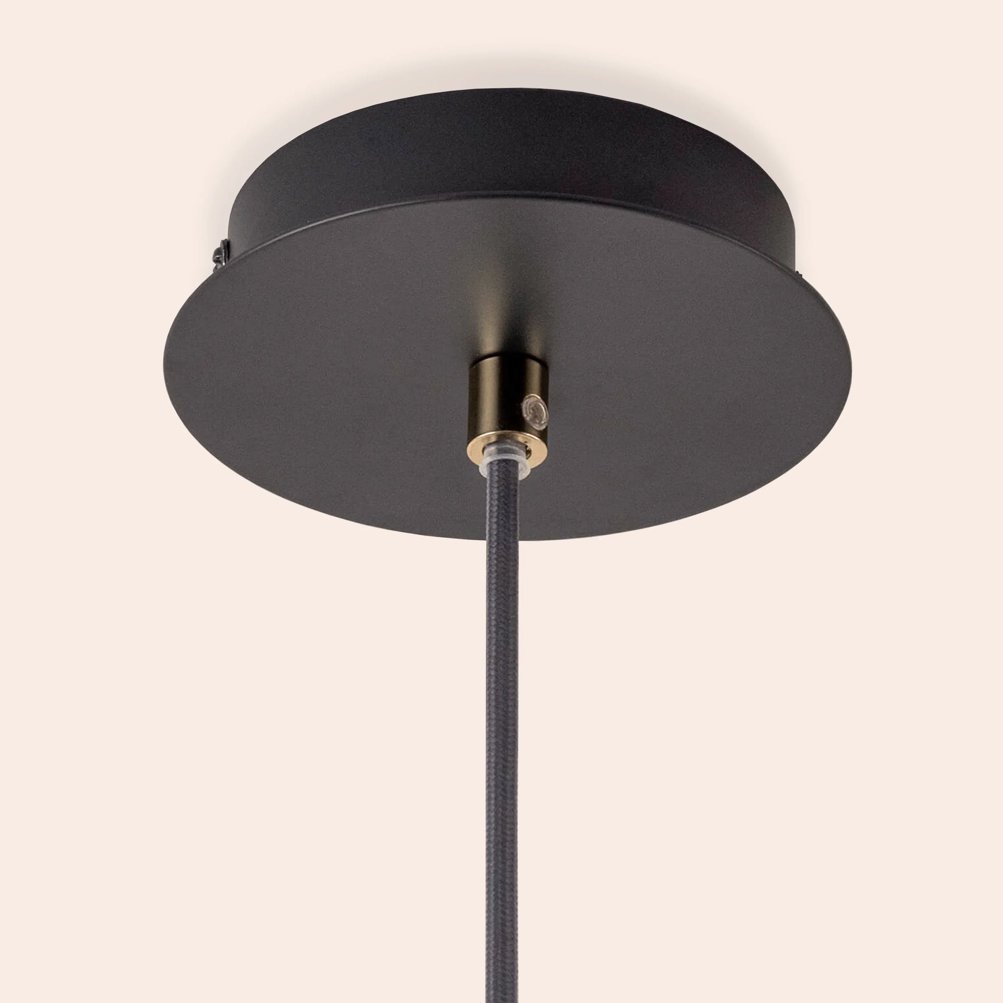 Charcoal grey cone pendent ceiling light