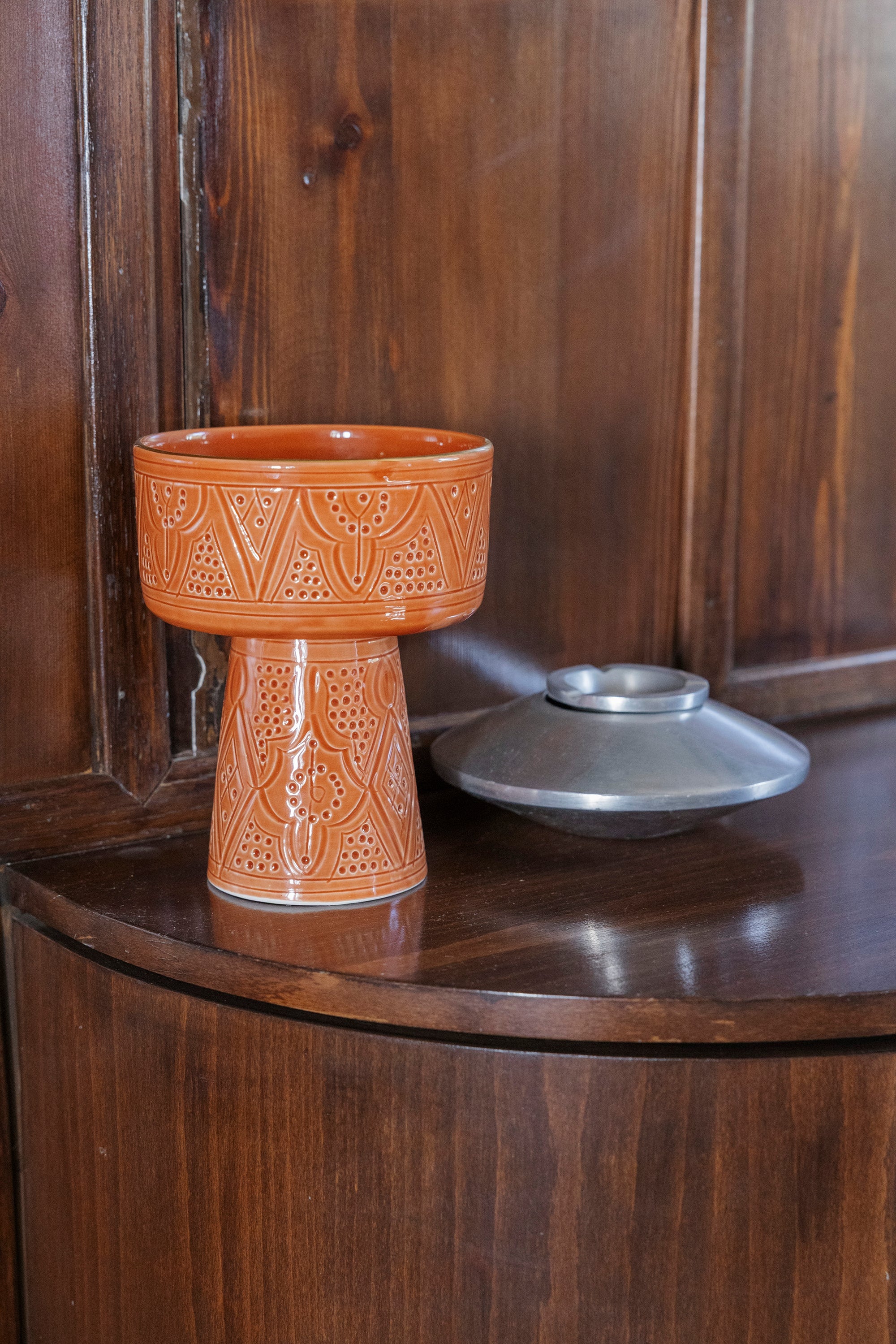Medium Appetizer Bowl - Marsala Gold Imprint
