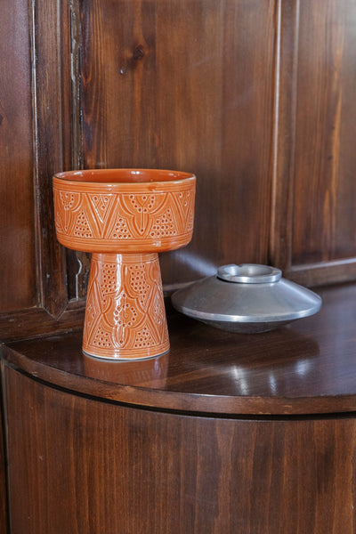 Medium Appetizer Bowl - Marsala Gold Imprint