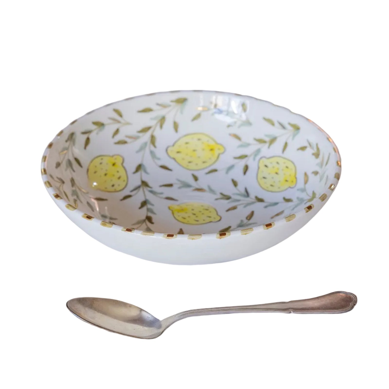 Low Lemon Salad Bowl - Tutti Frutti Gold