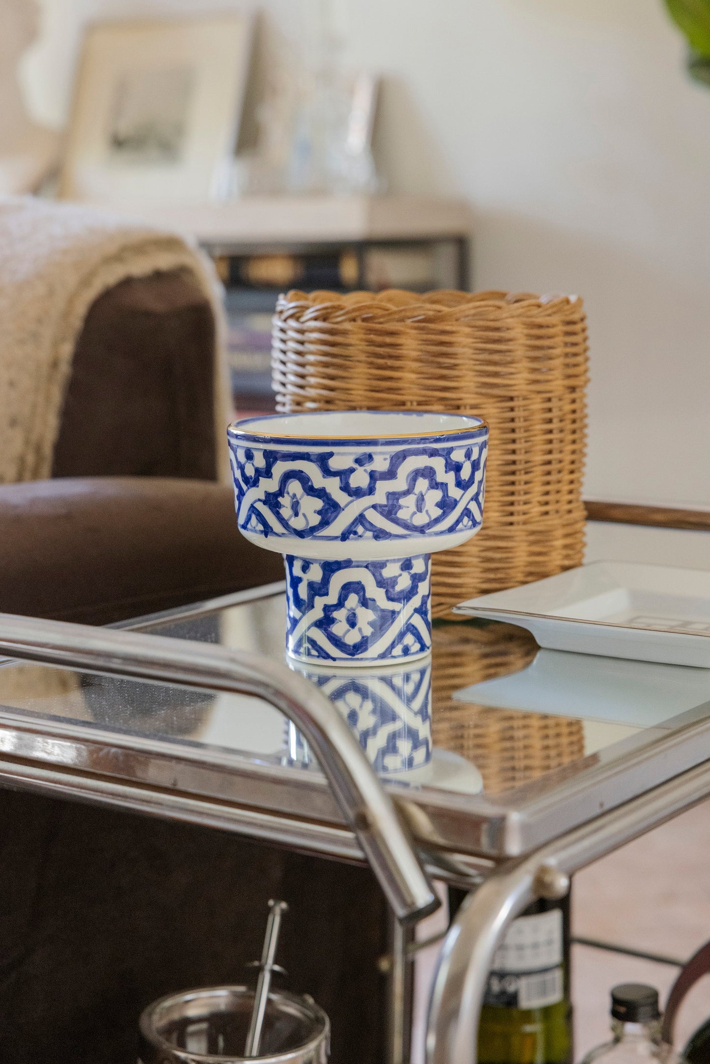 Appetizer Bowl - Fassia Blue Majorelle Gold