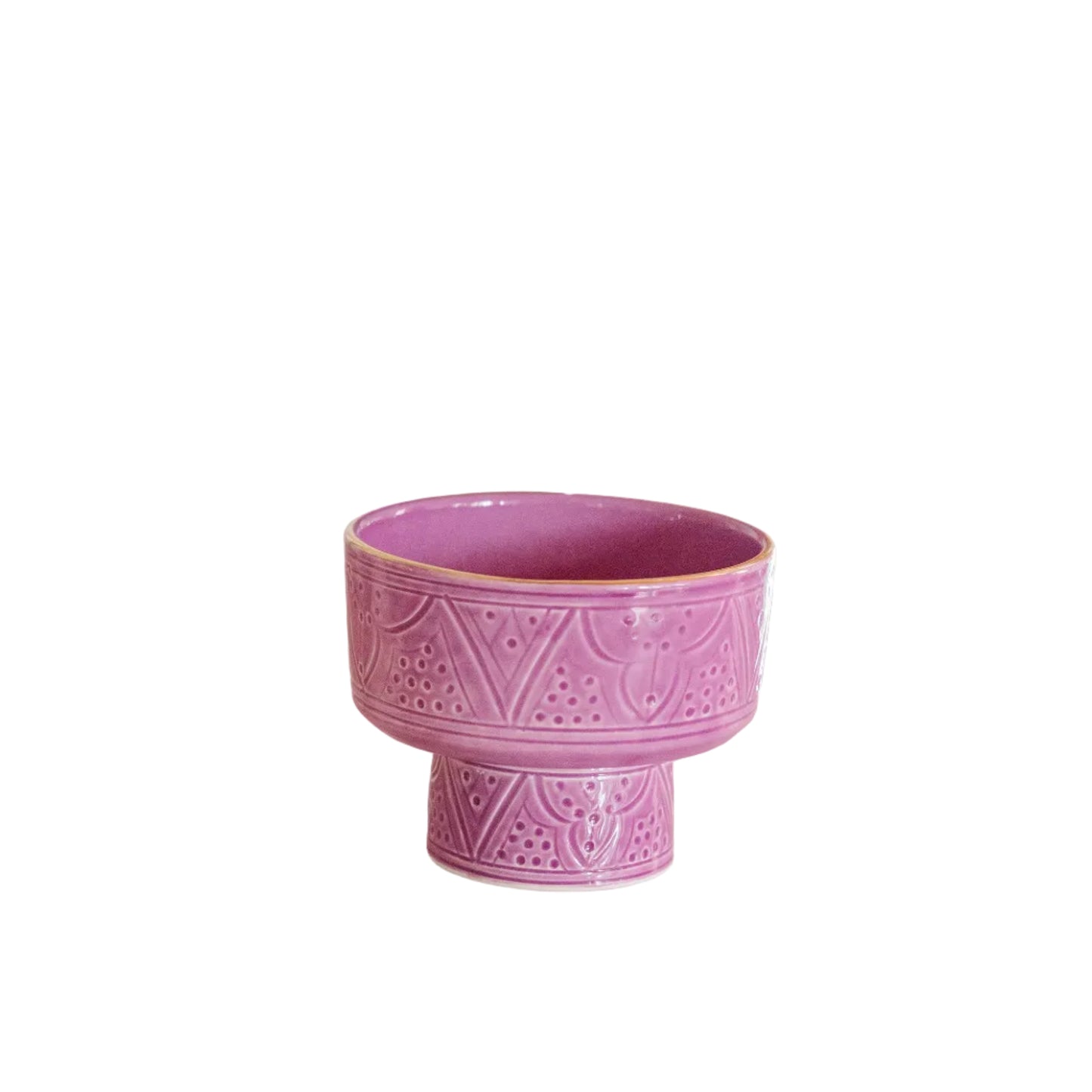 Appetizer Bowl - Lilac Gold Imprint
