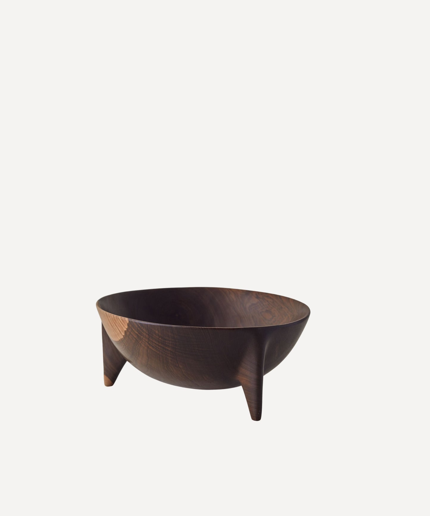 Lara bowl - sculptural carved wood centrepiece