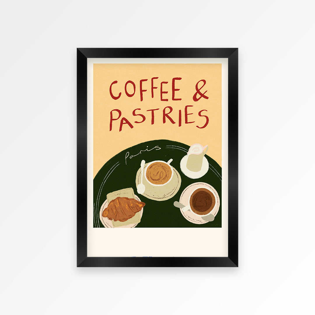 Coffee & Pastries in Paris Print