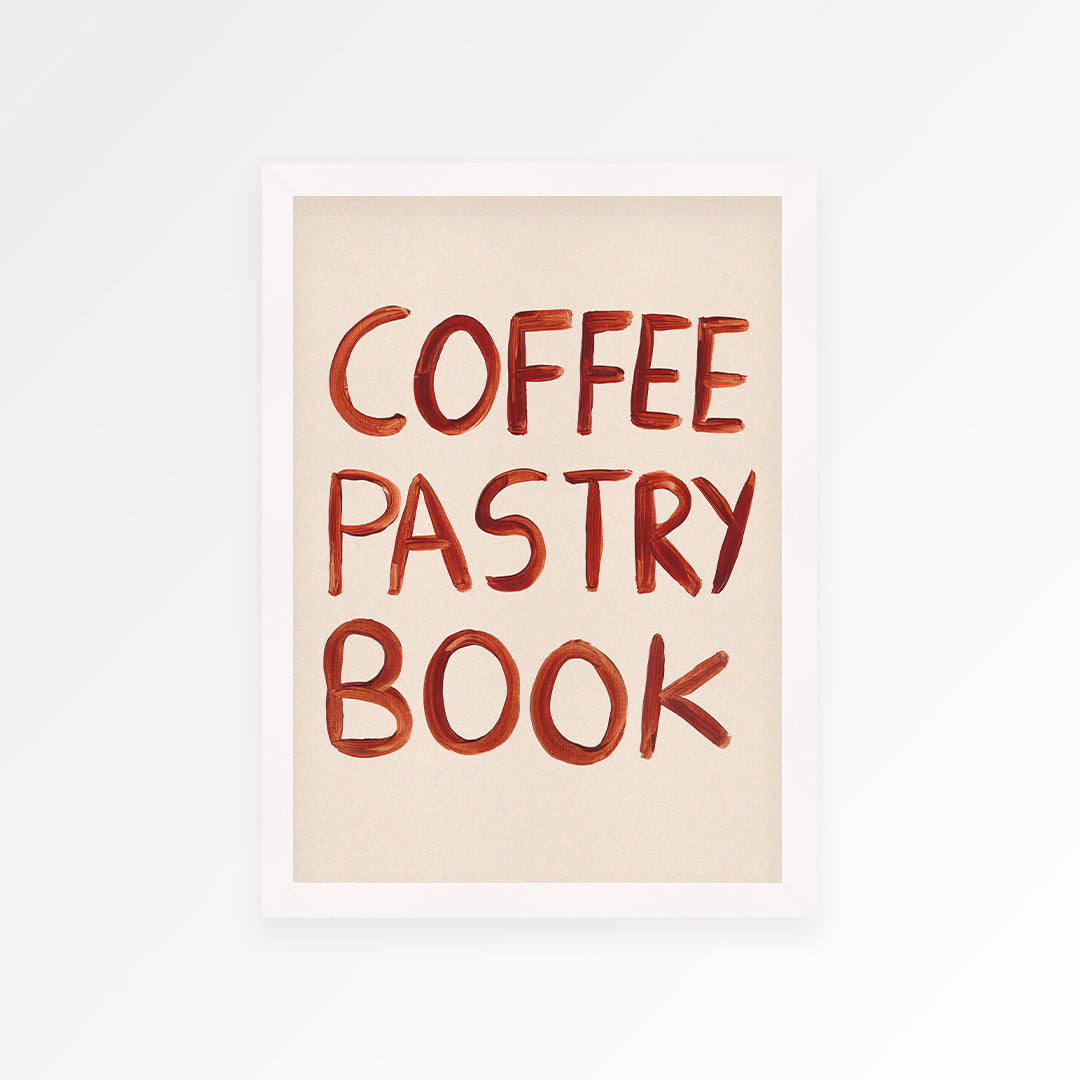 Coffee Pastry Book Print