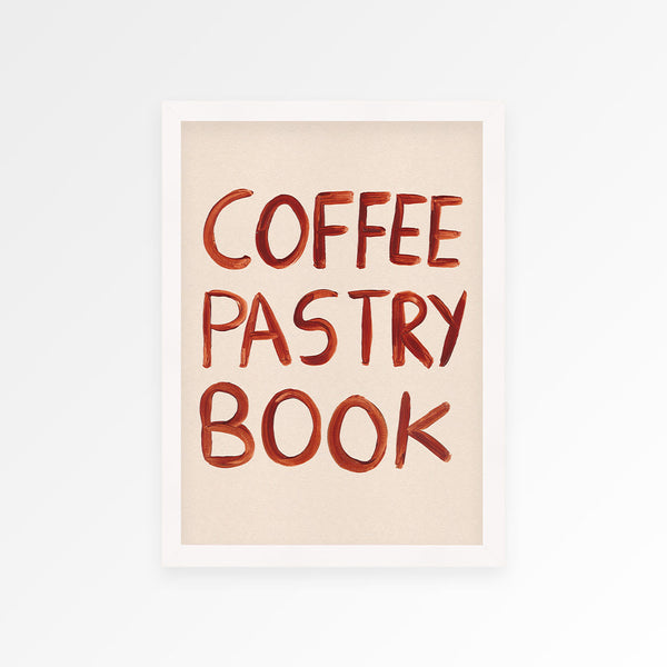 Coffee Pastry Book Print