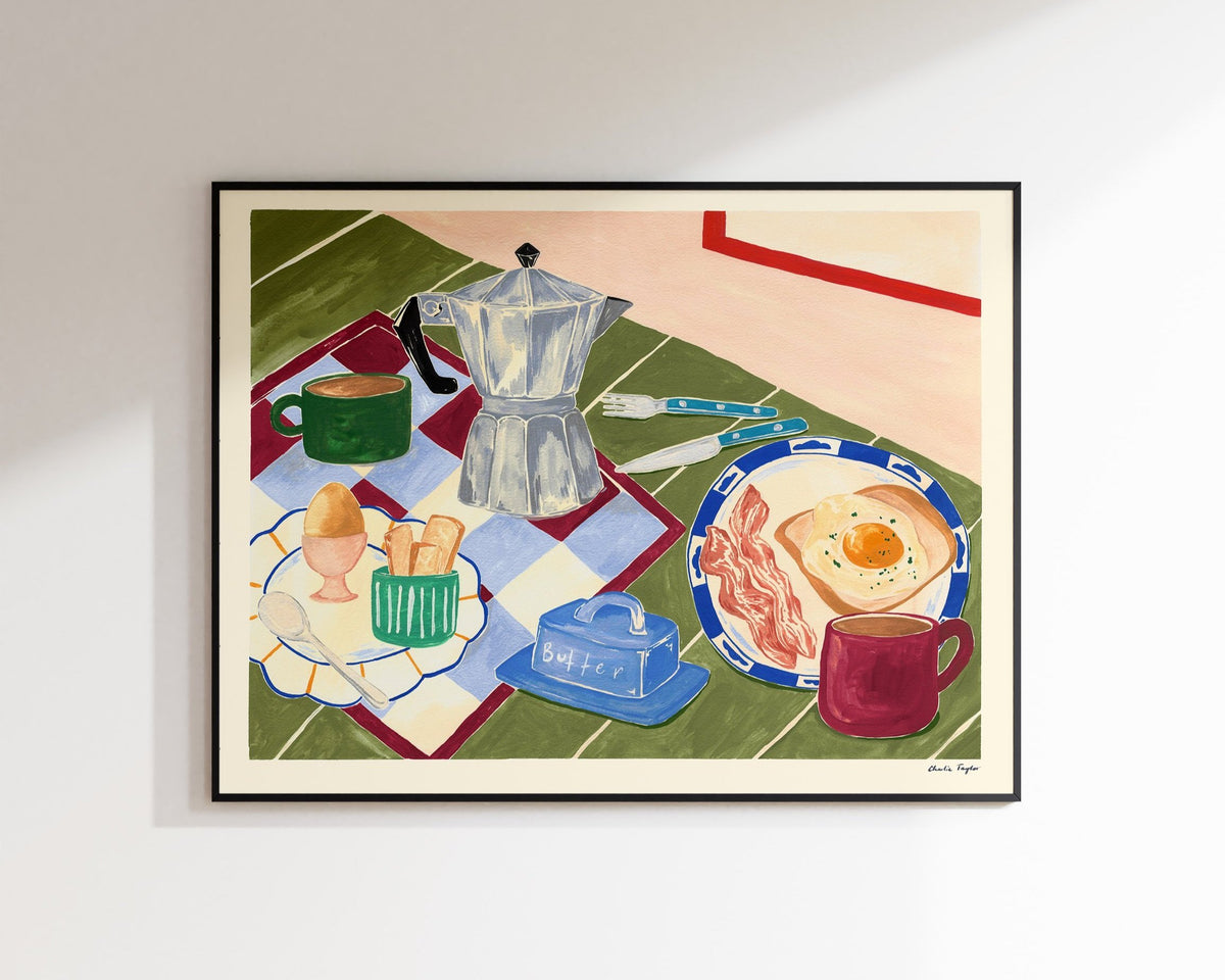 Coffee and Eggs' Print