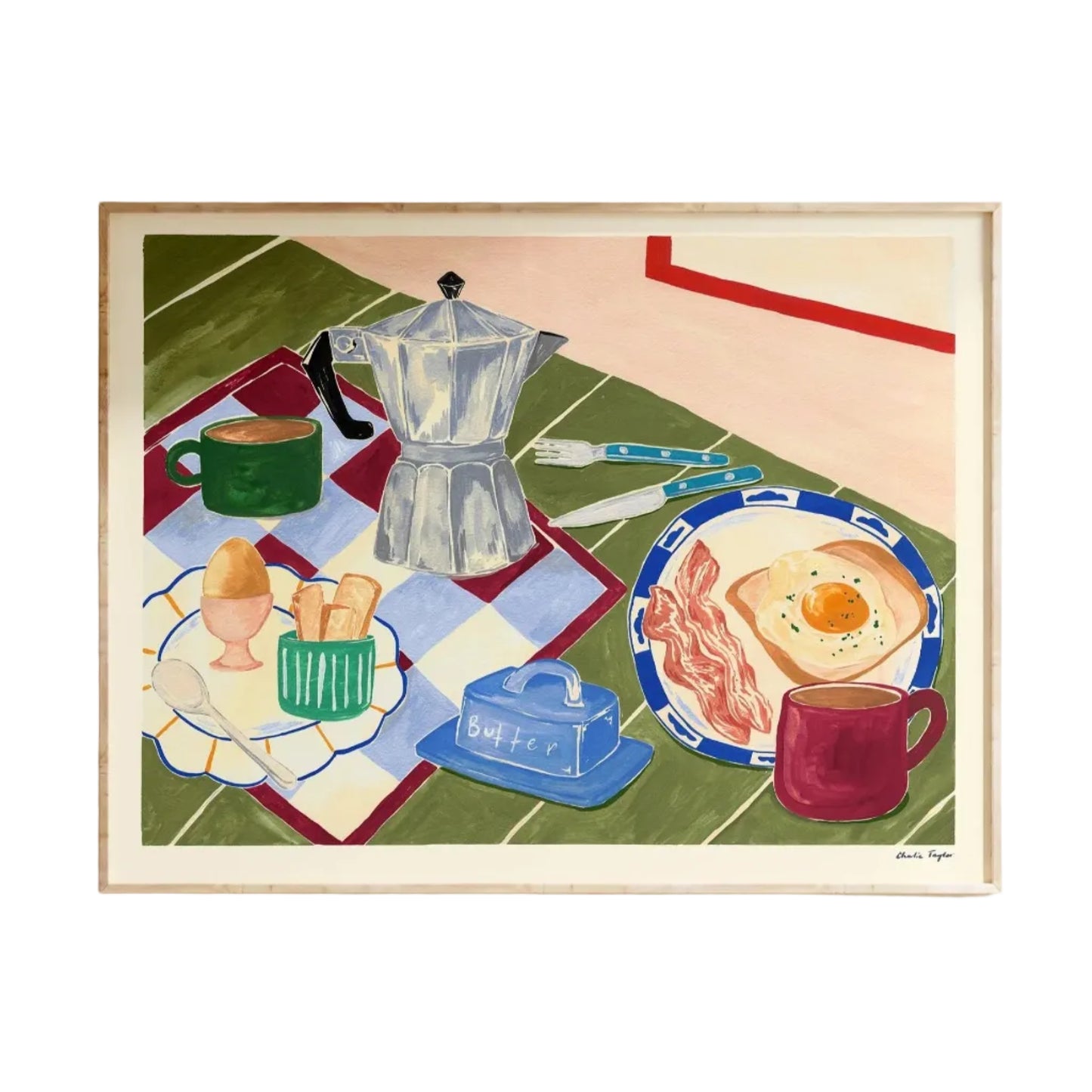 Coffee and Eggs' Print