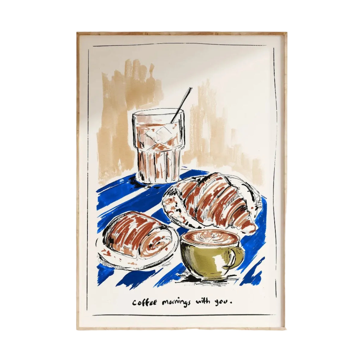 Coffee Mornings with You' Print