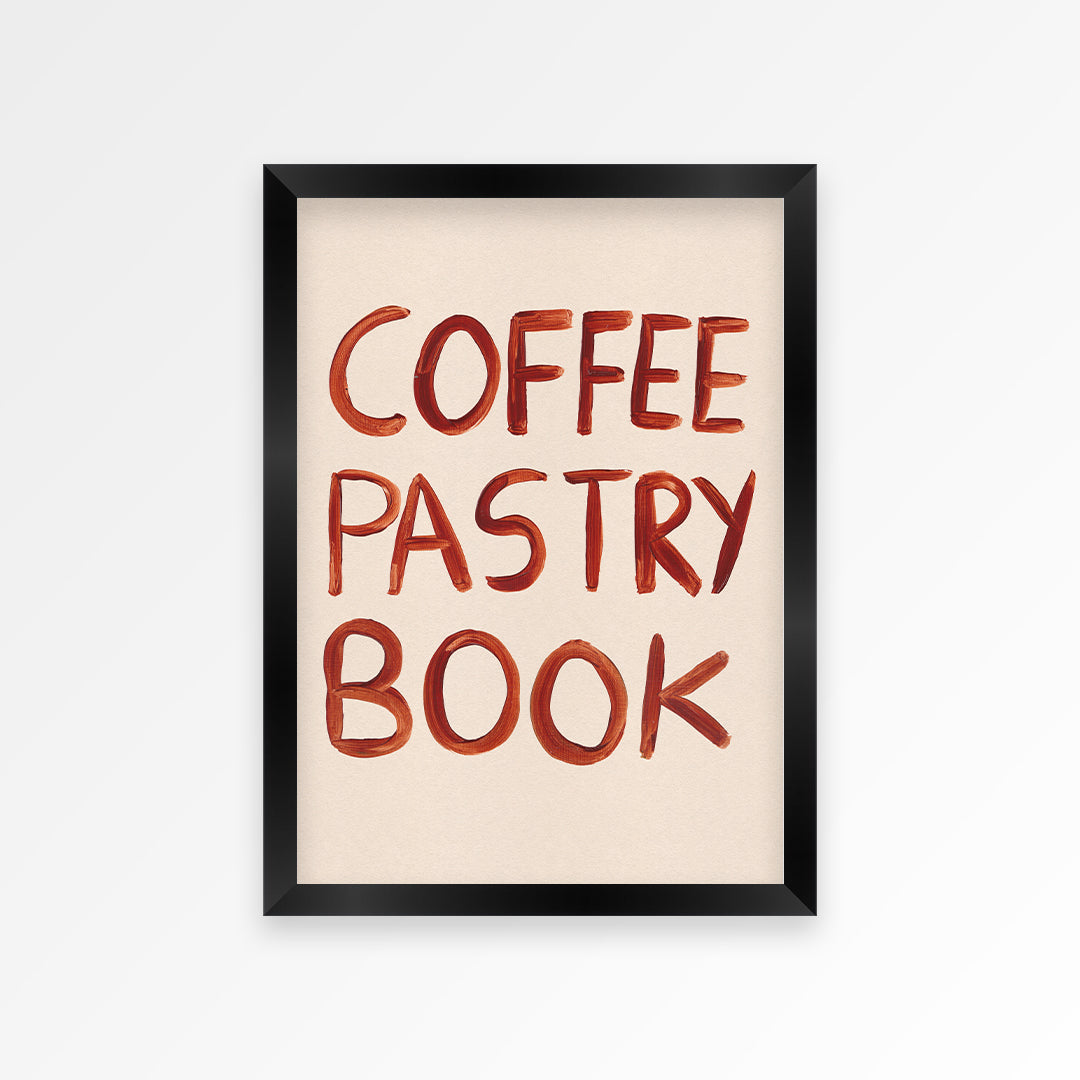 Coffee Pastry Book Print
