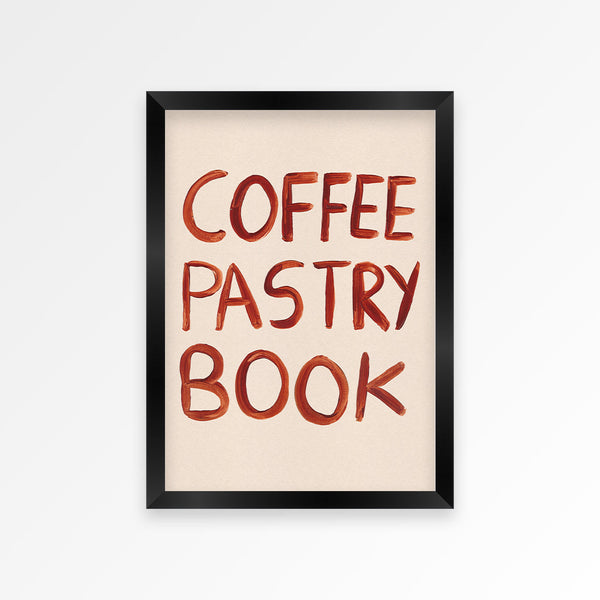 Coffee Pastry Book Print