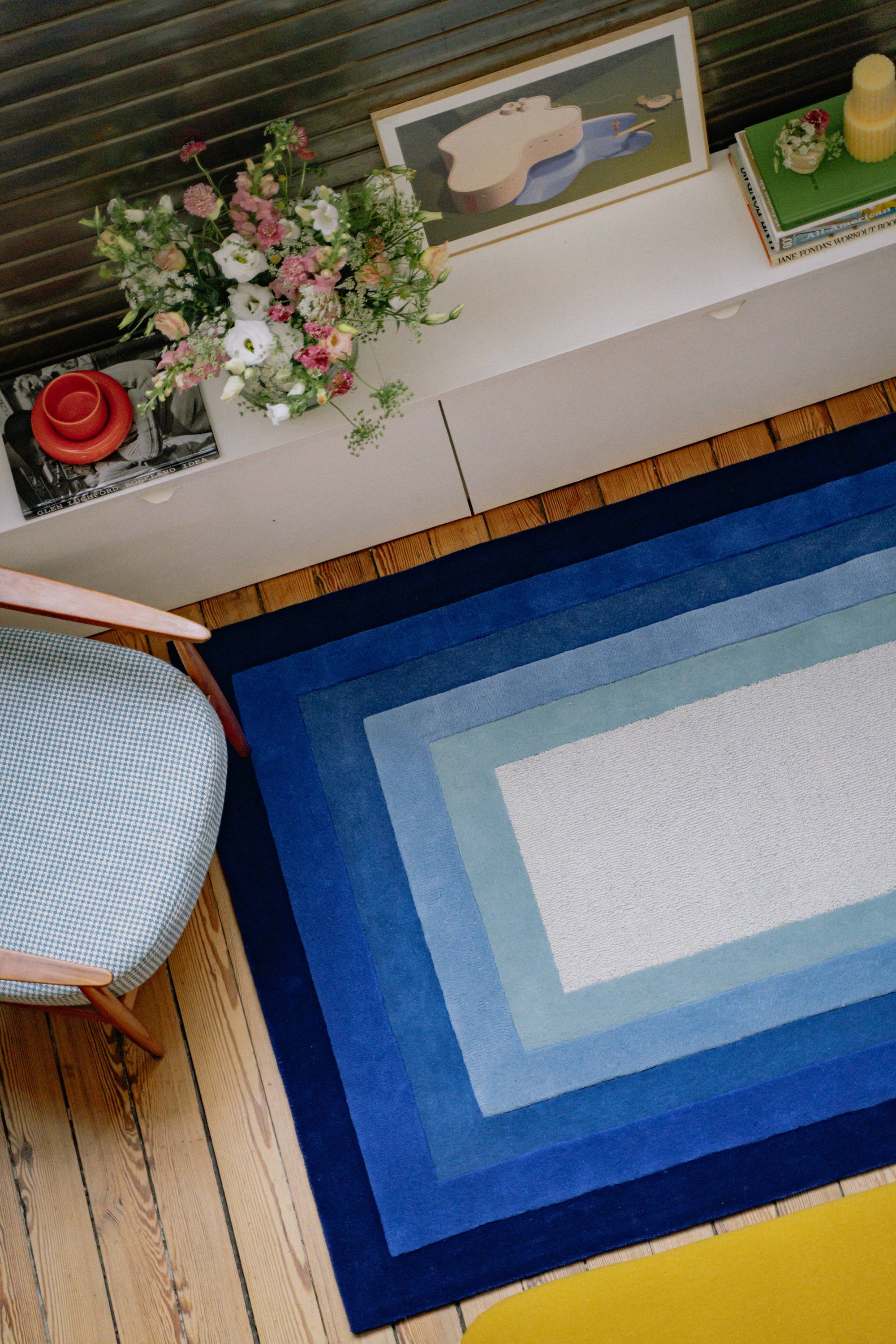 Blue Lens Rug