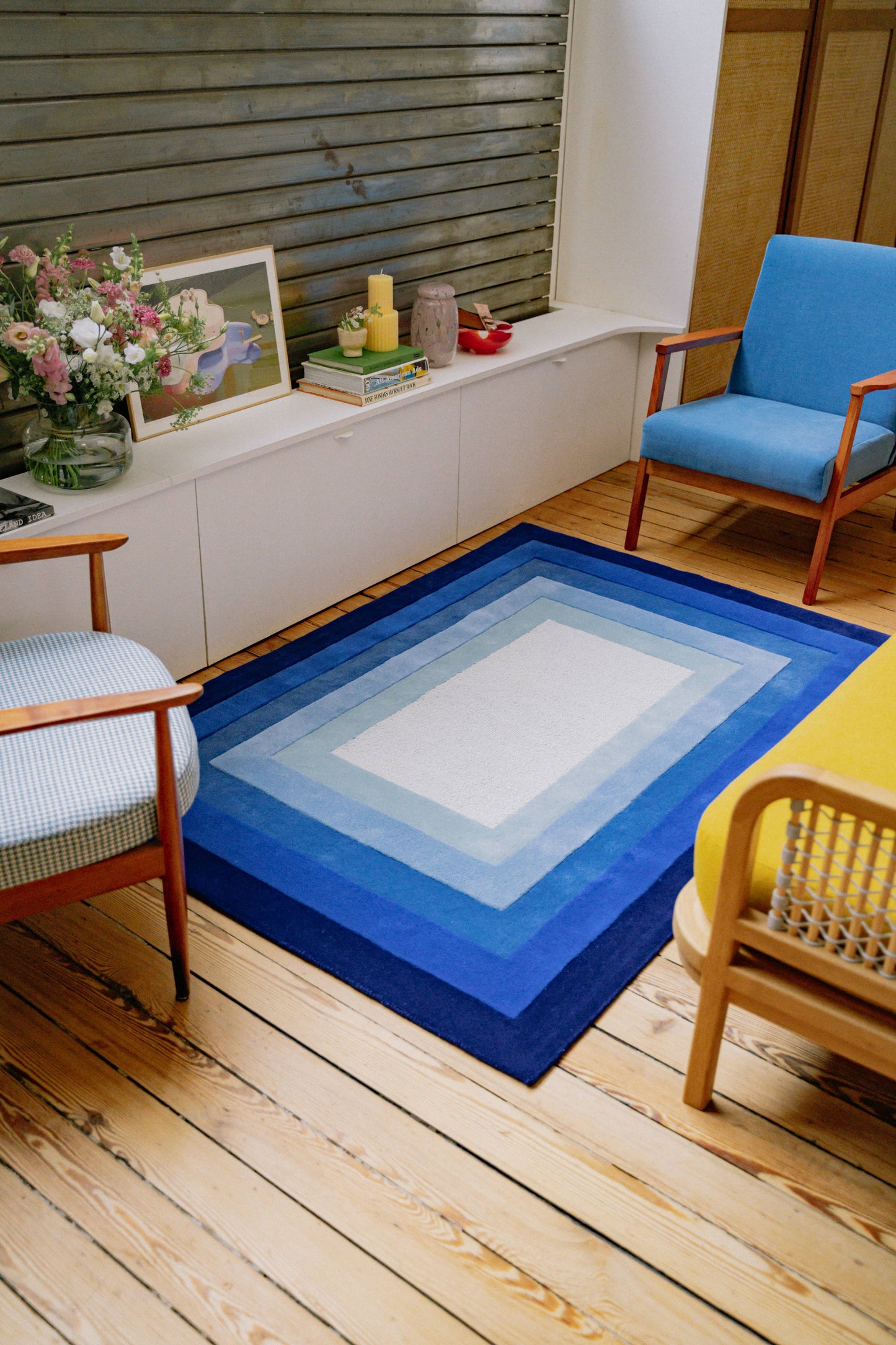 Blue Lens Rug