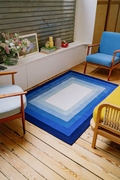 Blue Lens Rug