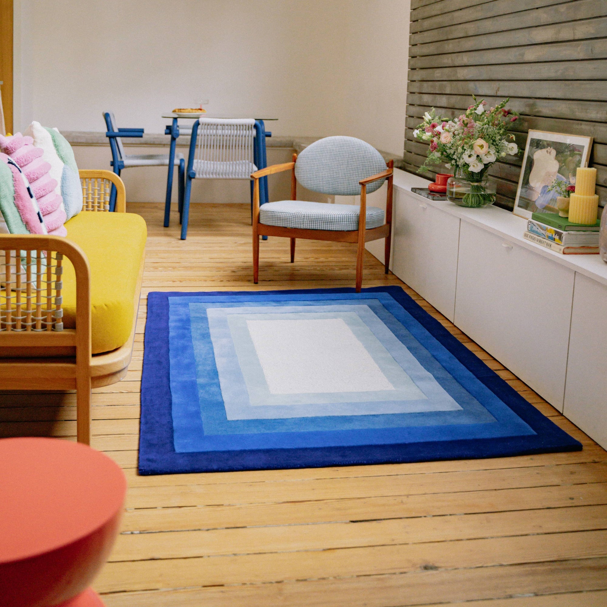 Blue Lens Rug
