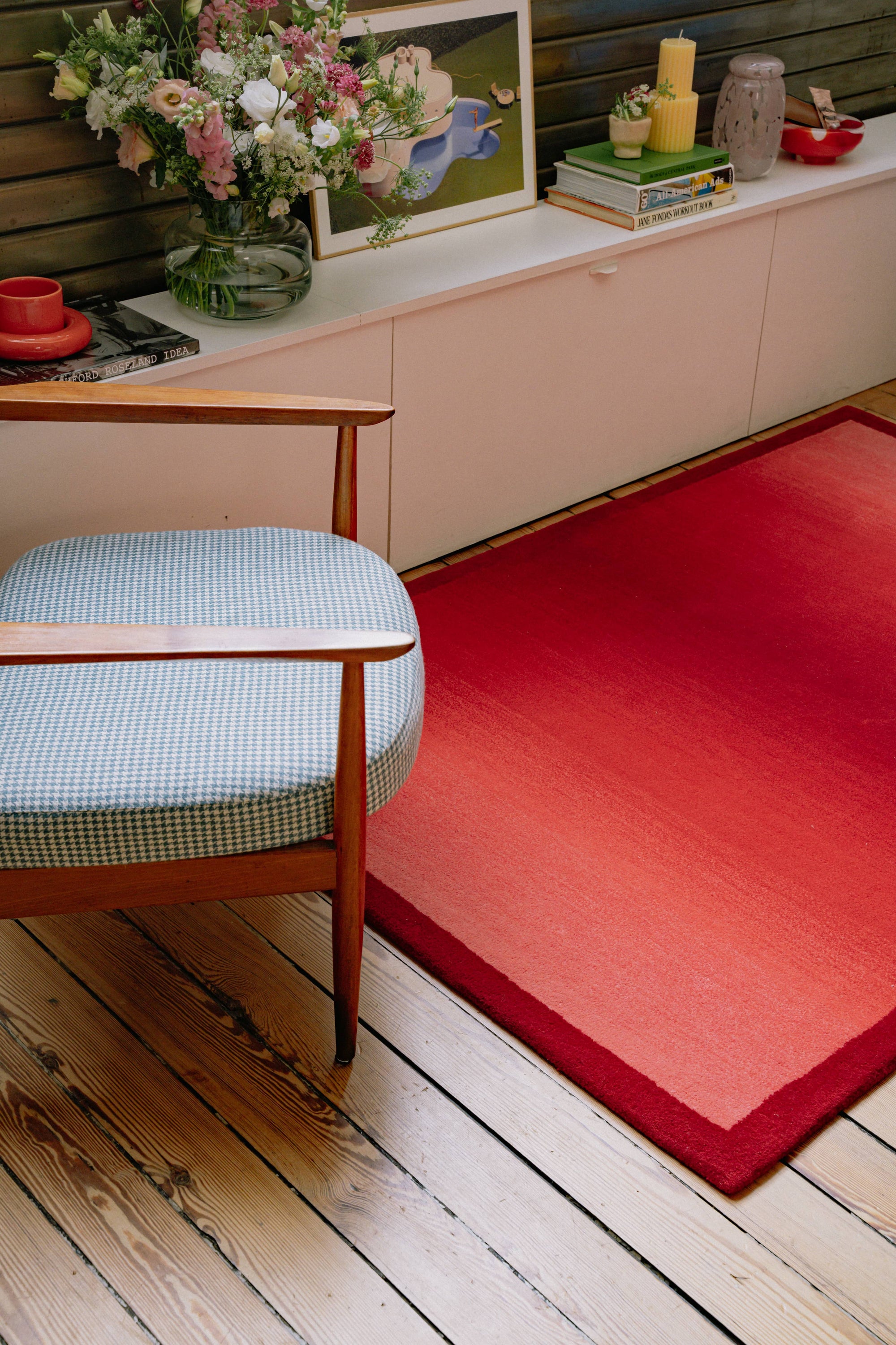 Red Is The New Red Rug