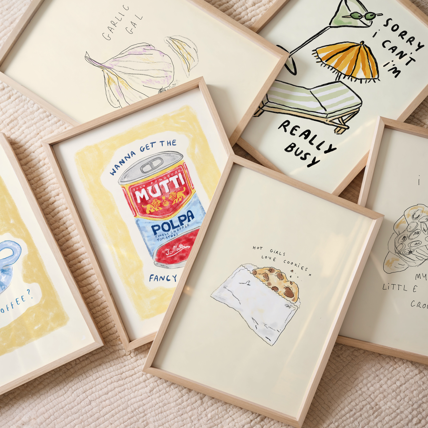 Hot Girls Love Cookies Print