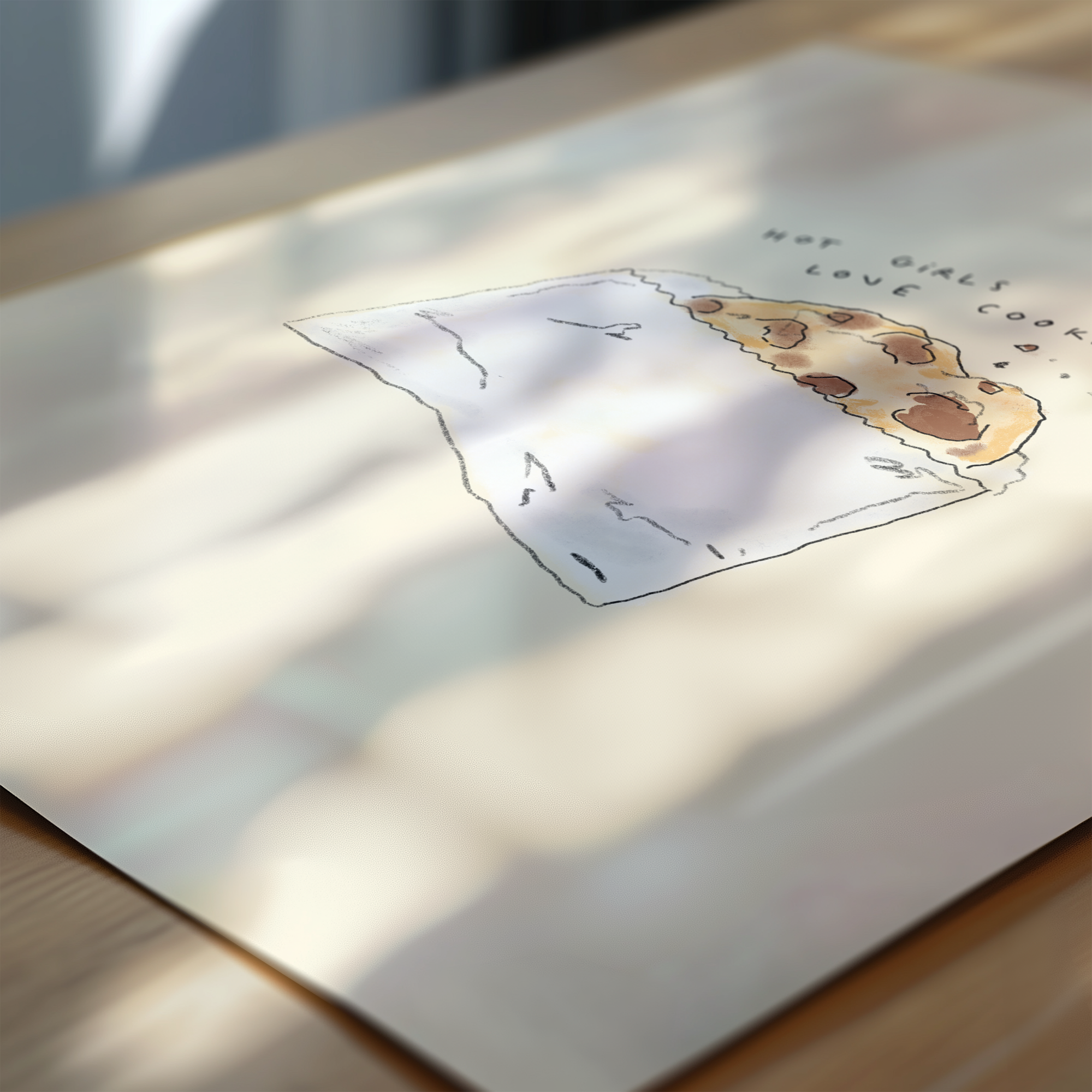 Hot Girls Love Cookies Print