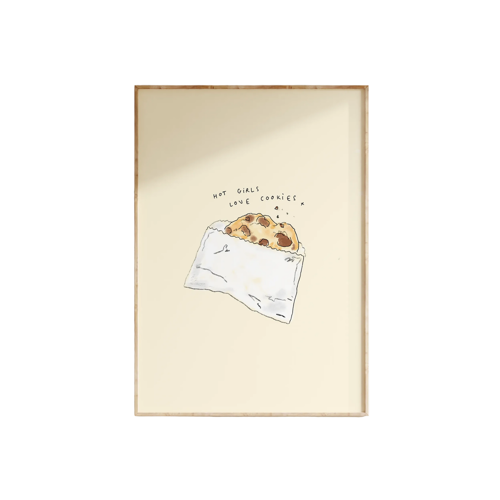 Hot Girls Love Cookies Print