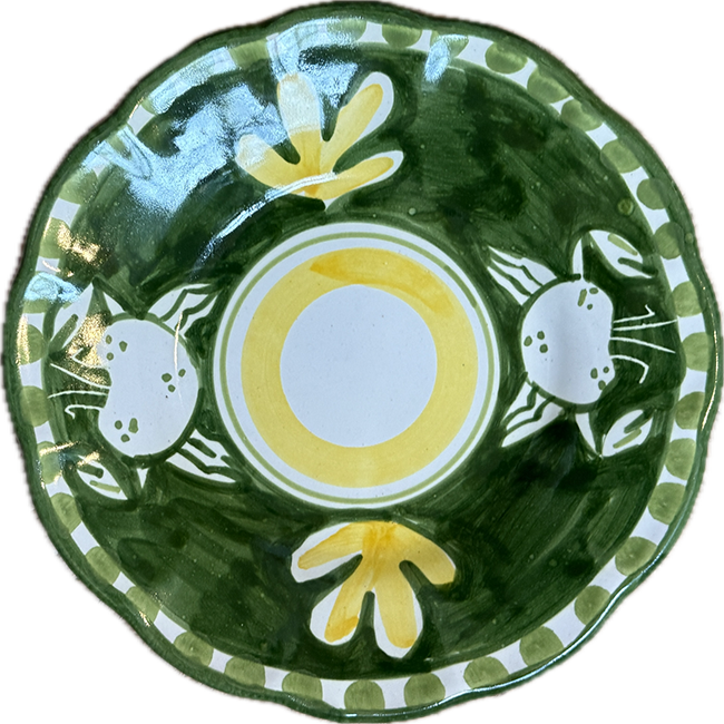 Amalfi Crab Plate 16 cm – Green