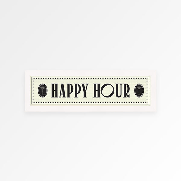Happy Hour Panoramic Framed Print