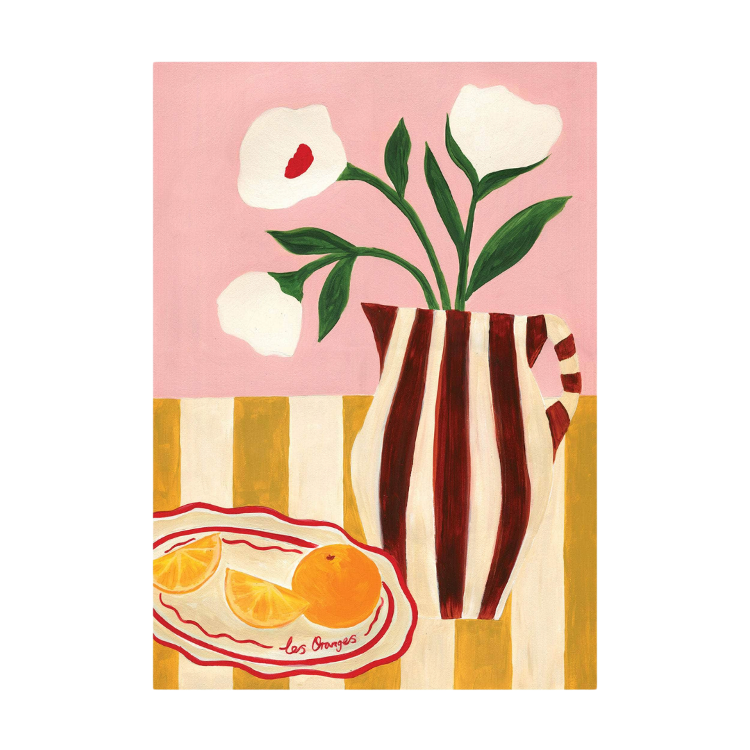Blooms and Oranges,Original Painting