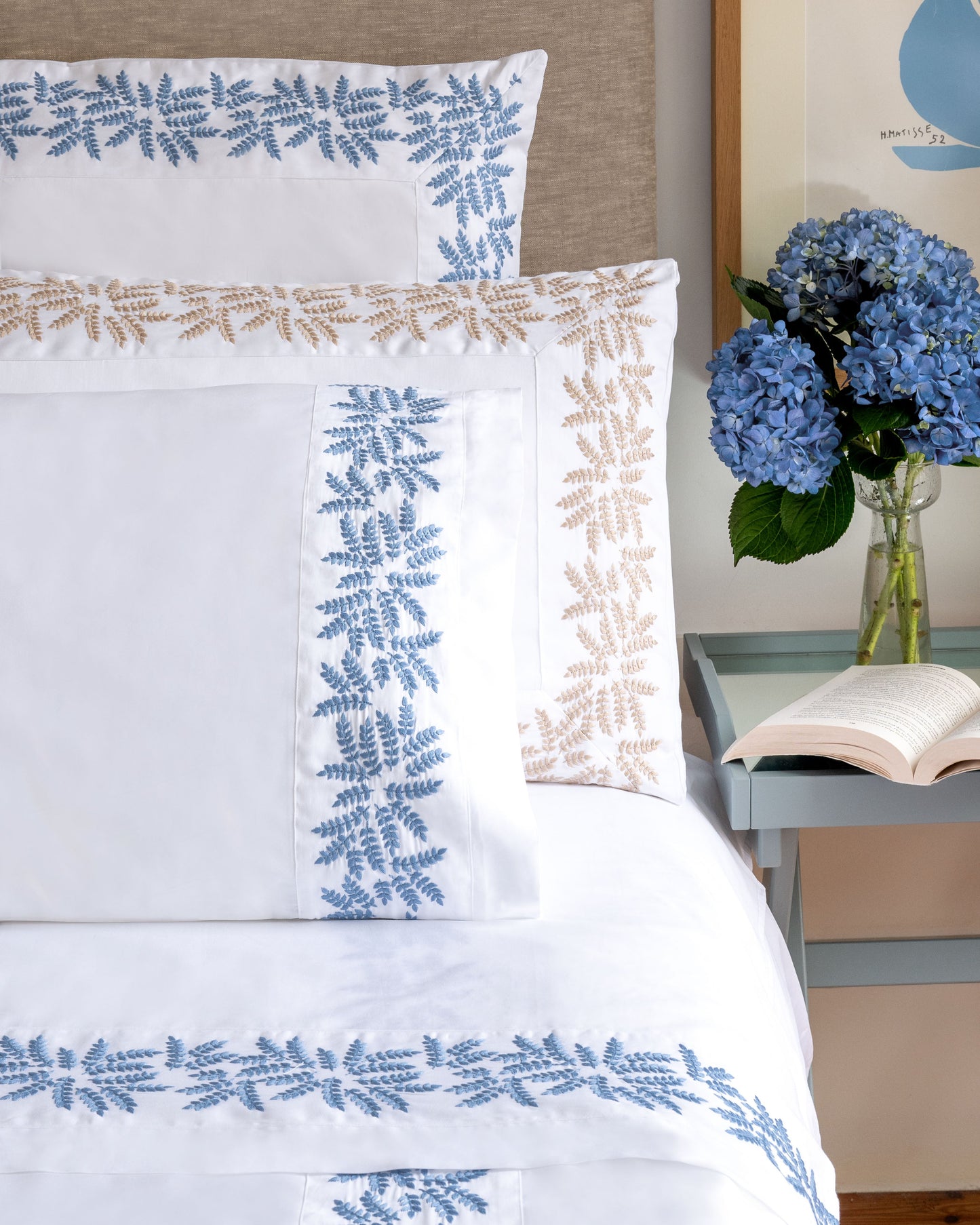Figueira Cotton Pillowcase, 300-Thread-Count Sateen