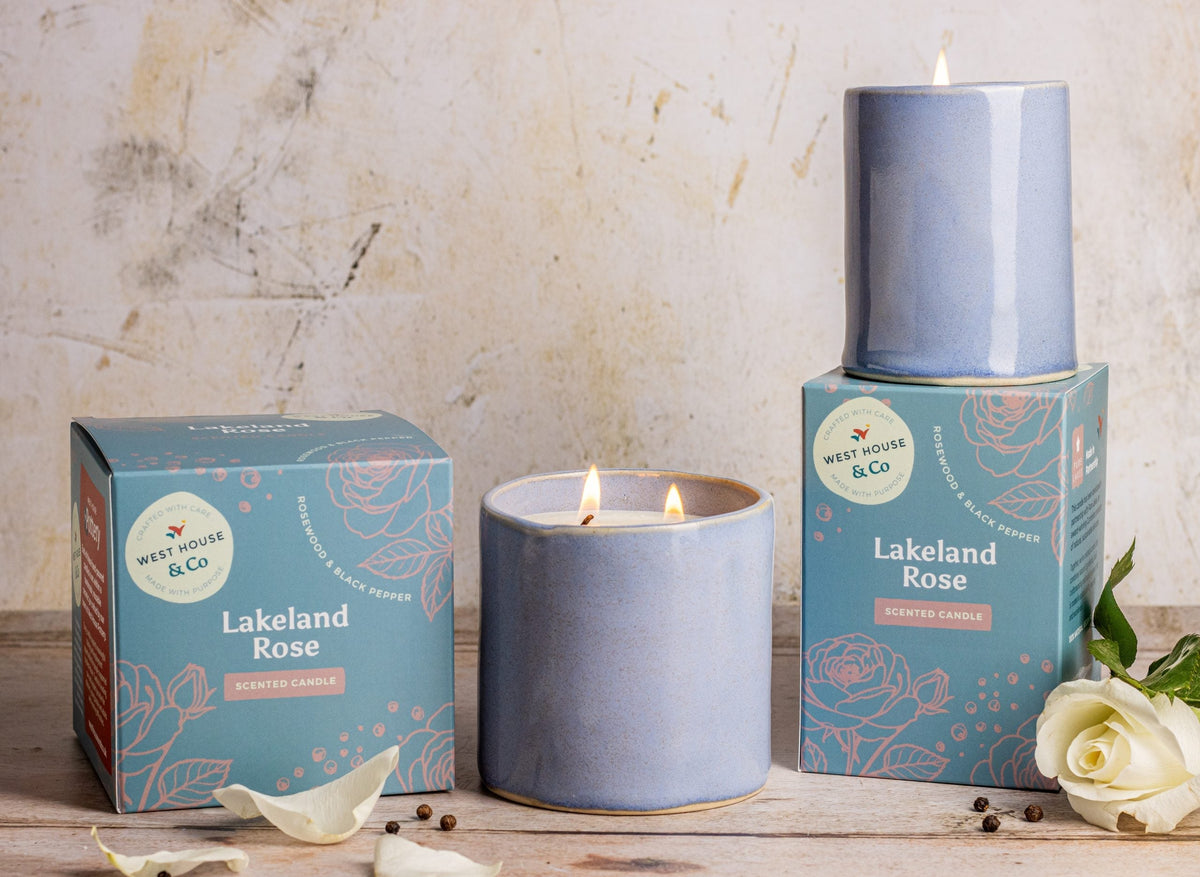 Lakeland Rose Candle