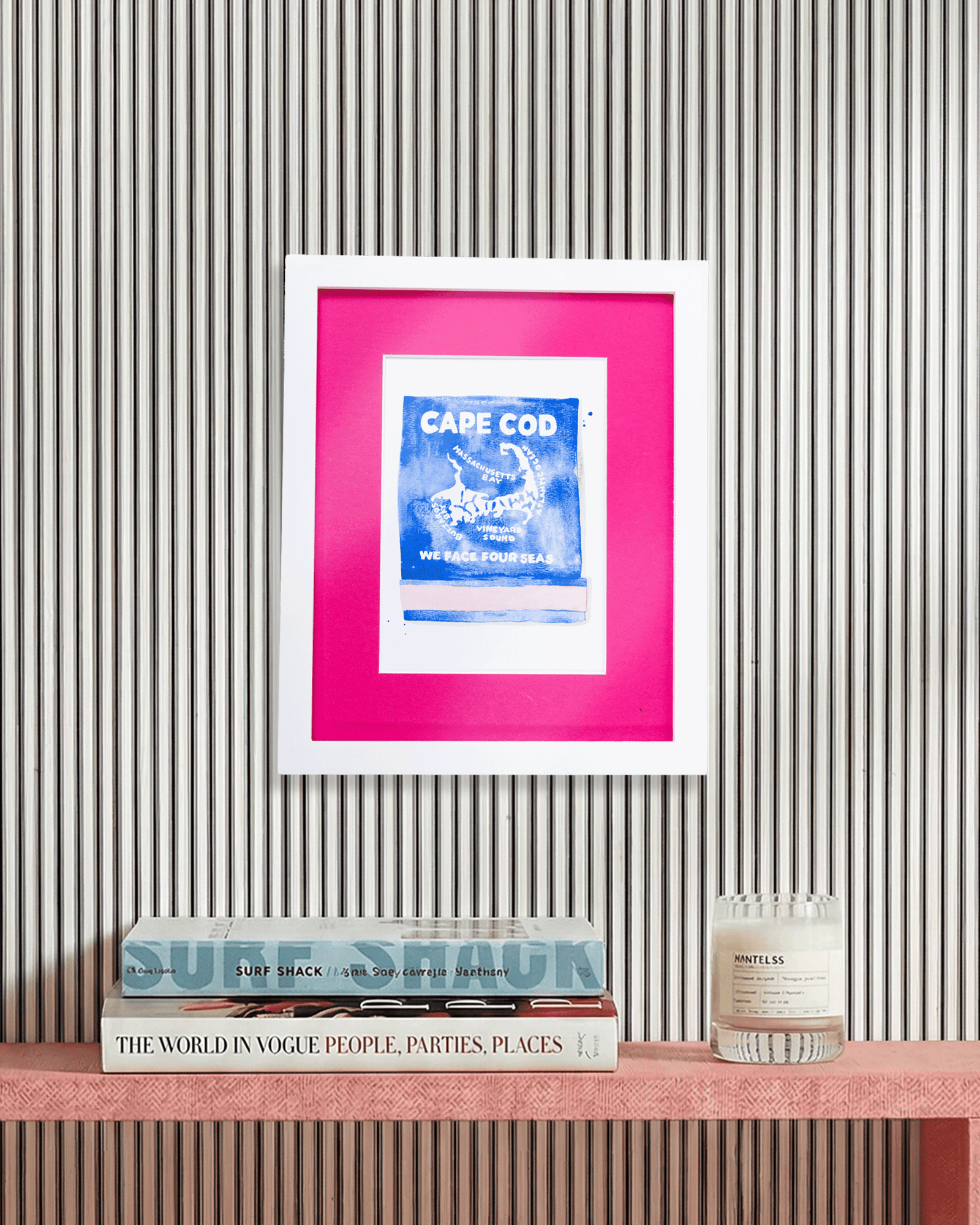 Cape Cod Matchbook Art Print - Furbish Studio